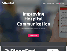 Tablet Screenshot of bleeppod.com